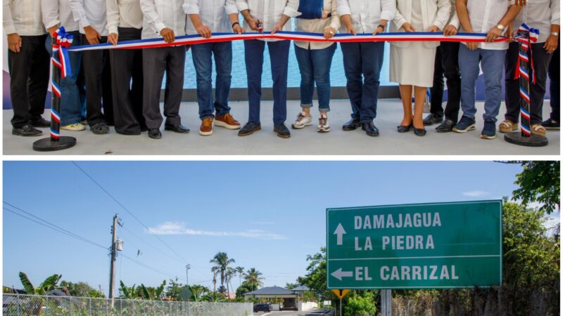 Presidente Abinader inaugura carretera Carrizal–La Piedra–La Guázuma