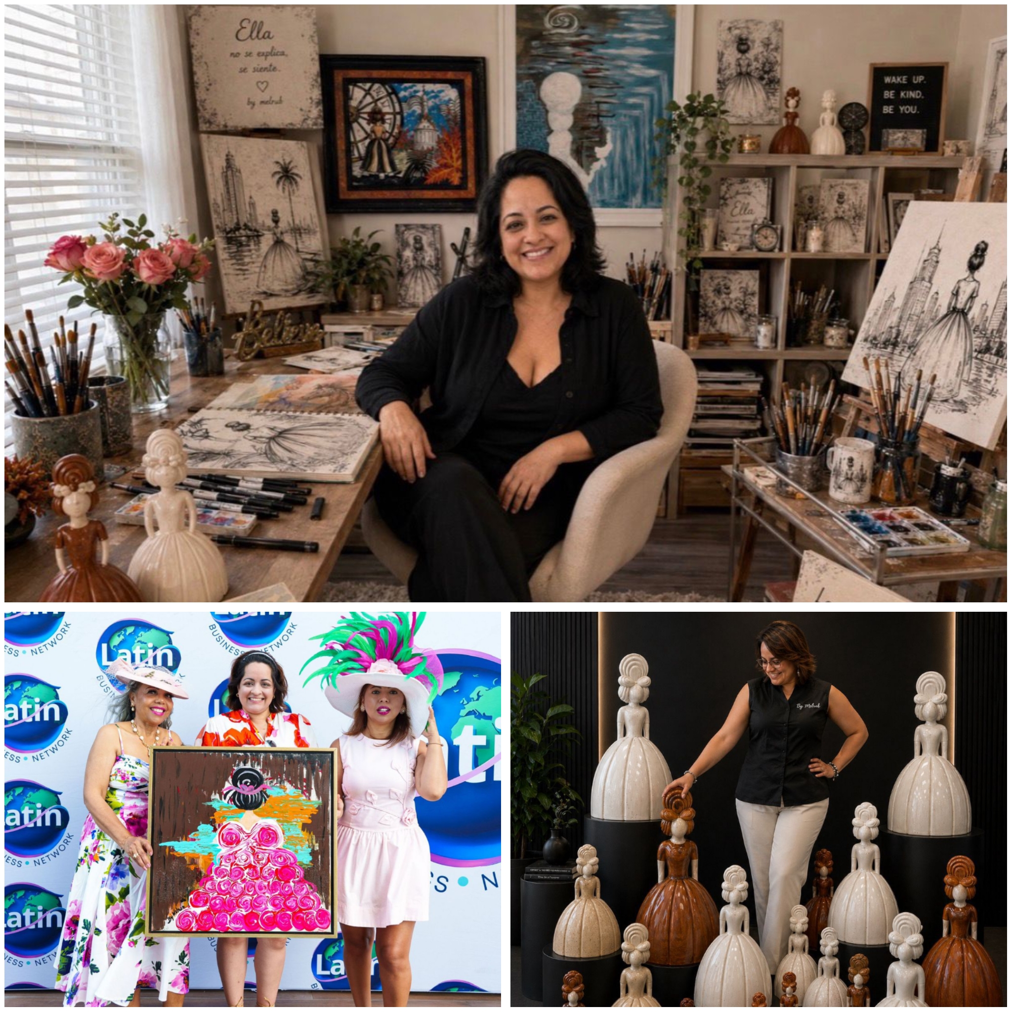Meliza Ruby Abreu transforma sus raíces dominicanas en arte contemporáneo desde Estados Unidos