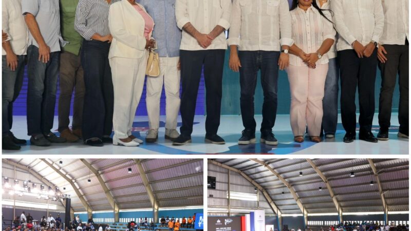 Presidente Luis Abinader y ministro Kelvin Cruz inauguran Juegos Fronterizos 2026
