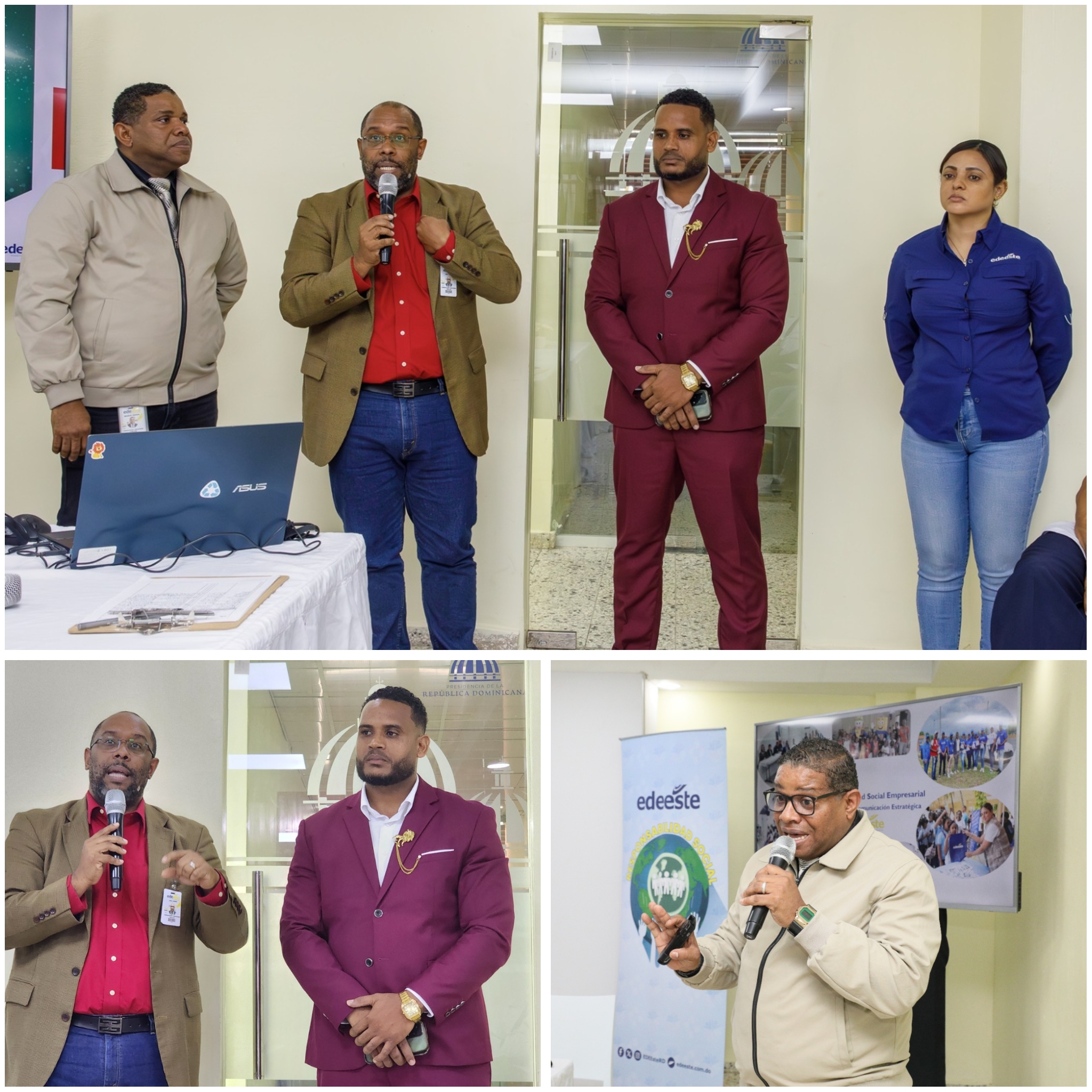 Edeeste imparte charla sobre eficiencia energética a periodistas y dueños de medios de Monte Plata; generan vínculo directo