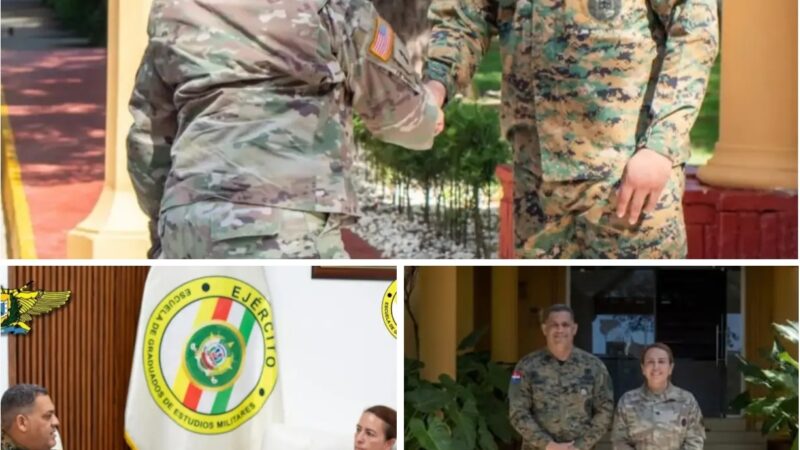 EGEMERD recibe visita de la agregada militar de los Estados Unidos para fortalecer oportunidades de desarrollo profesional