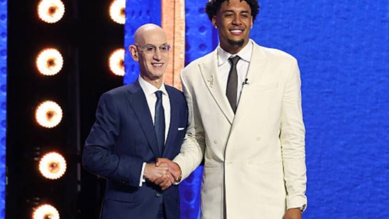Golden State Warriors selecciona al dominicano Yaxel Lendeborg en el Draft de la NBA 2026.