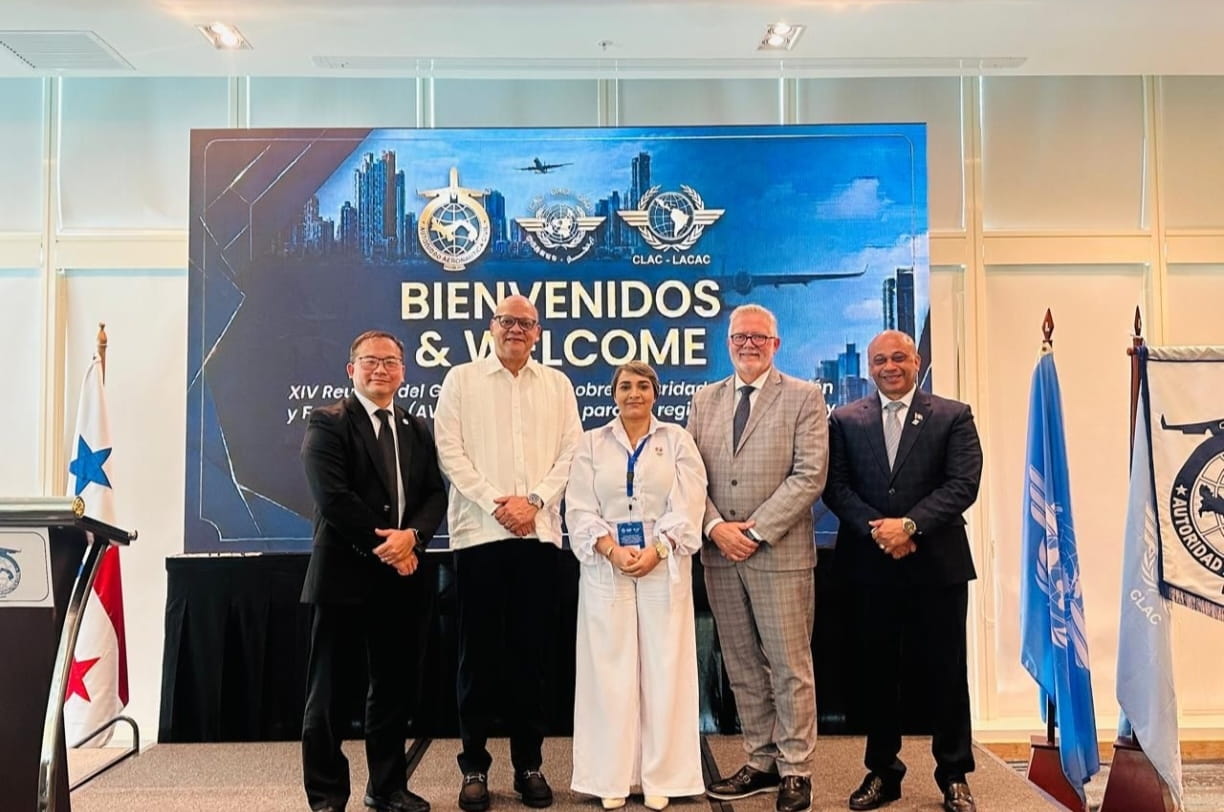 República Dominicana fortalece cooperación regional en foro de seguridad de la aviación de la OACI y la CLAC