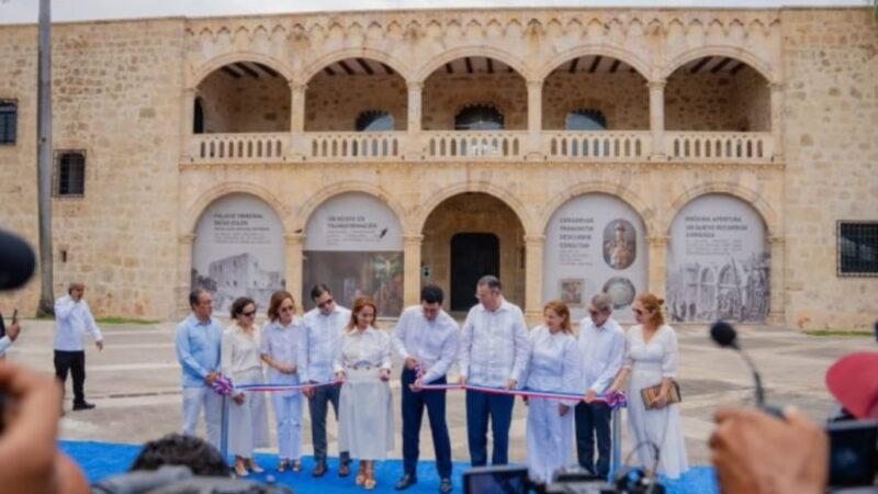 David Collado entrega remozamiento del Alcázar de Colón e inicia proyecto de iluminación en la Ciudad Colonial
