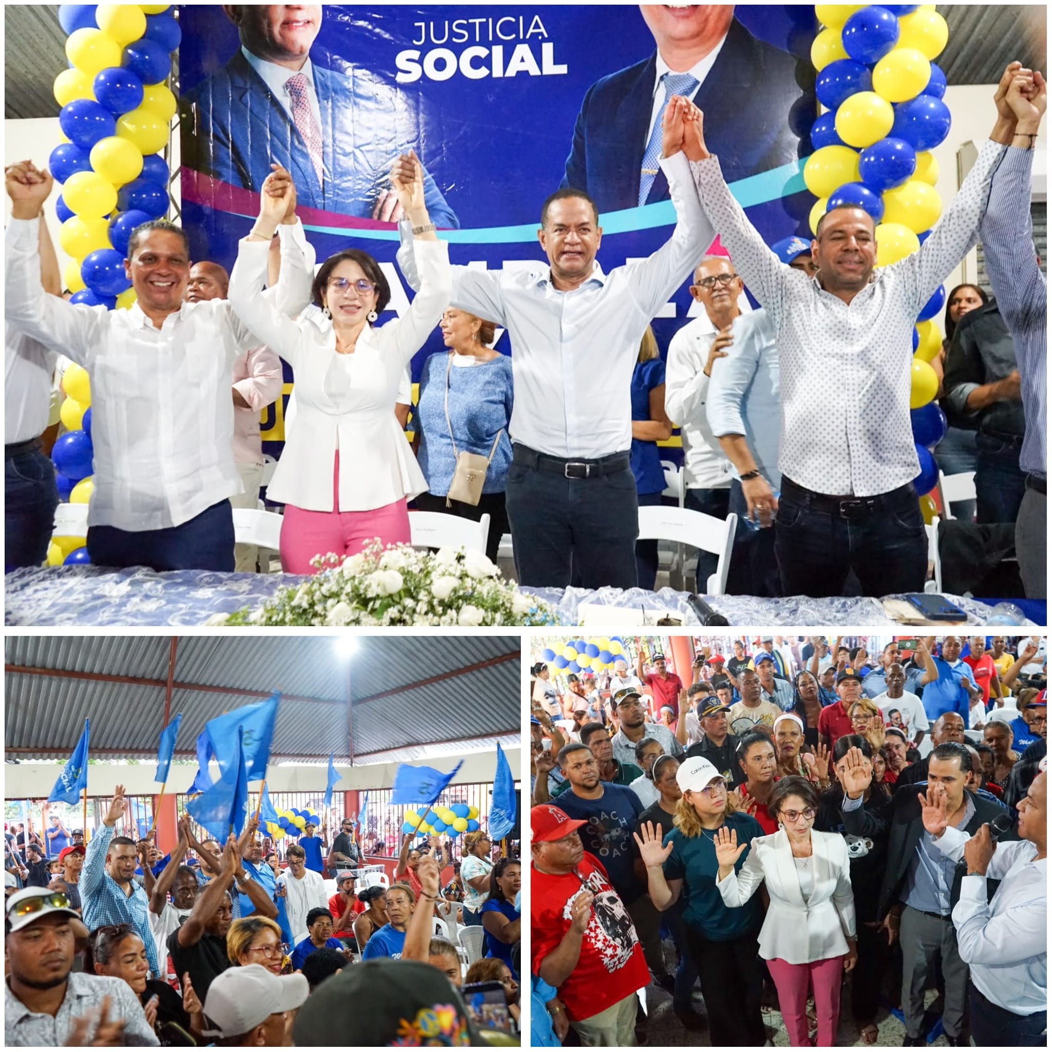 «Aquí no enfrentamos a nadie, pero a la competencia se va a ganar»; Justicia Social juramenta nuevos miembros en Hato del Yaque