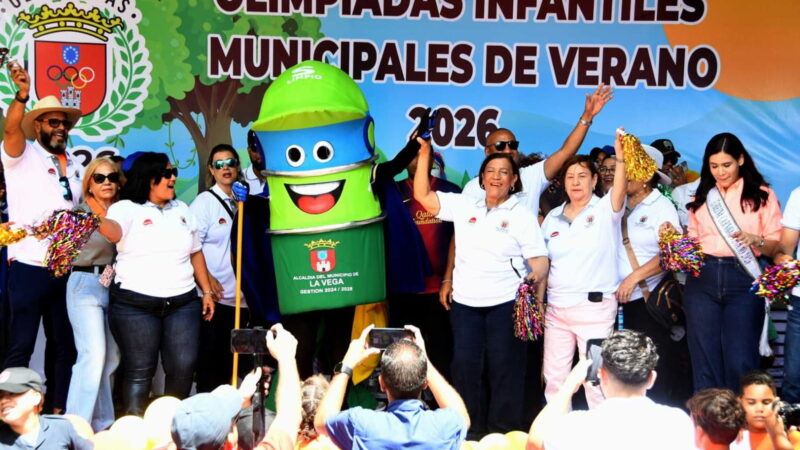 Alcaldesa Amparo Custodio inaugura las olimpiadas infantiles municipales de verano 2026: “Una siembra de conciencia ciudadana”