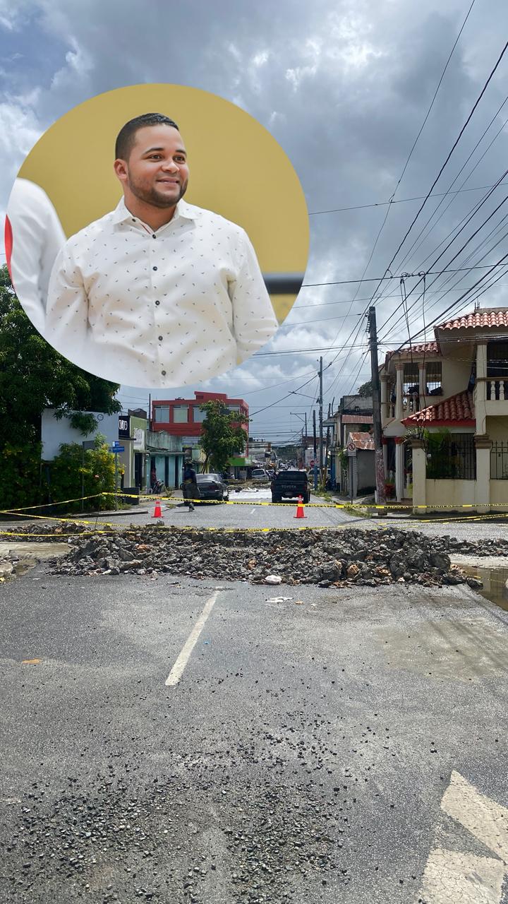 Regidor Persio Sánchez cuestiona la falta de planificación en las reconstrucciones de badenes en Cotuí