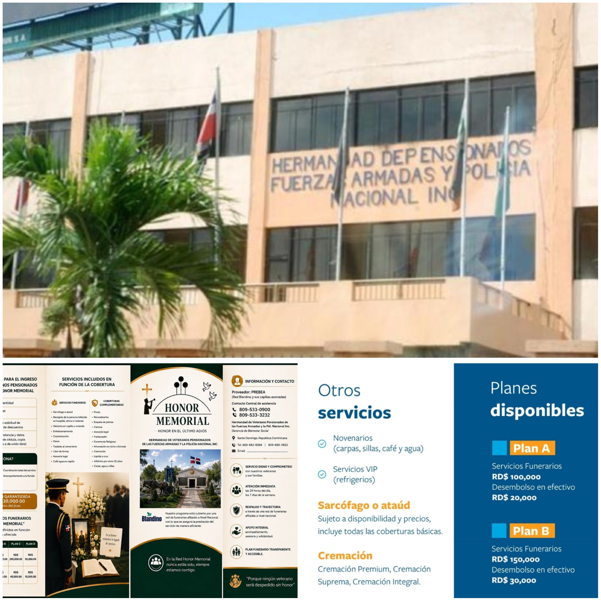 La Hermandad y Seguros Banreservas fortalecen el Plan Funerario «Honor Memorial» con mayores coberturas y nuevos beneficios 