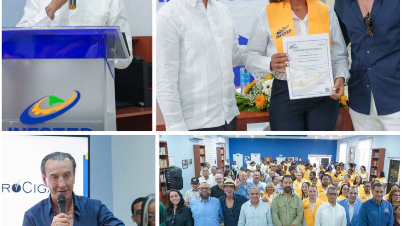 INFOTEP y PROCIGAR certifican los primeros 127 egresados de la Escuela de Tabaqueros de Tamboril