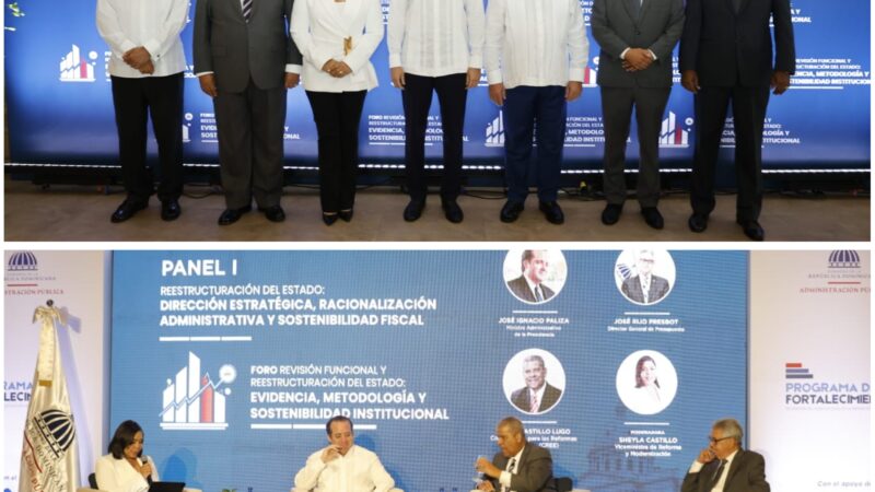 Gobierno resalta avances de la reestructuración de la administración pública