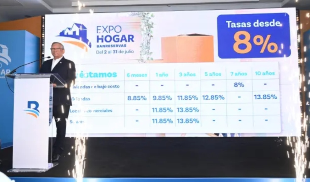 Banreservas lanza Expohogar 2026 con tasas hipotecarias desde 8 %