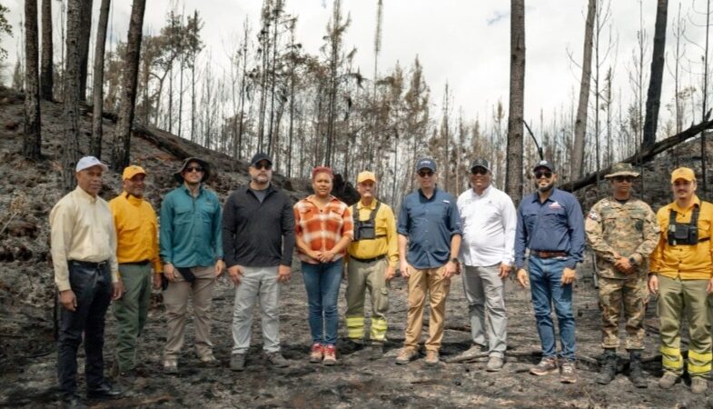 Medio Ambiente informa que el incendio forestal en la Sierra de Bahoruco está controlado en un 99 %