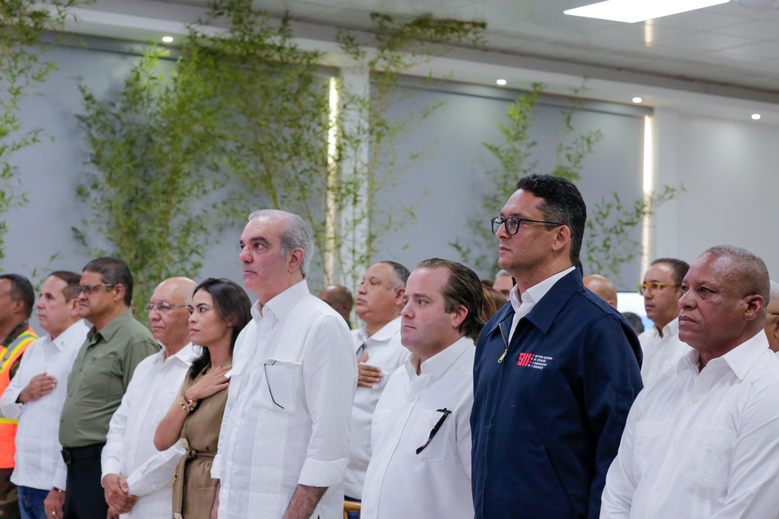 Presidente Abinader encabeza puesta en funcionamiento del Sistema 911 en Montecristi