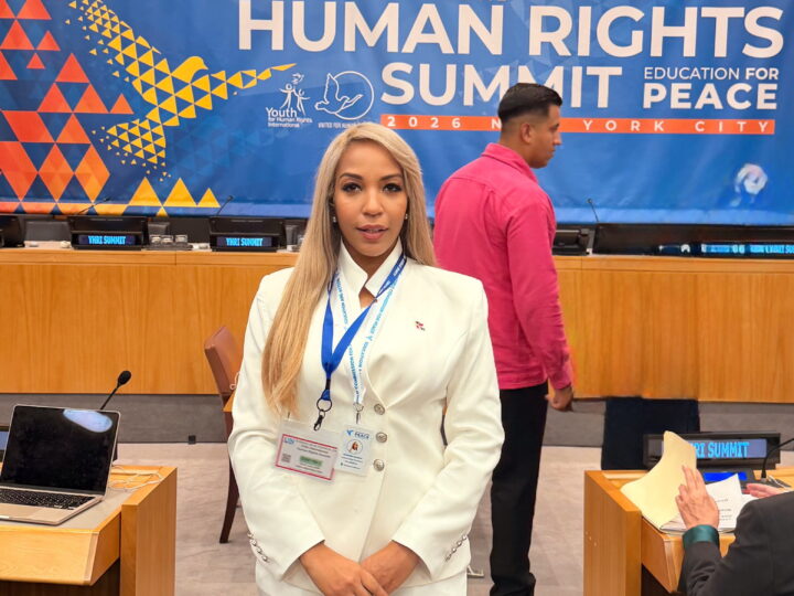 Empresaria dominicana Jennifer Rosario participa en la 20.ª Cumbre Internacional de Derechos Humanos celebrada en la sede de las Naciones Unidas ONU en Nueva York
