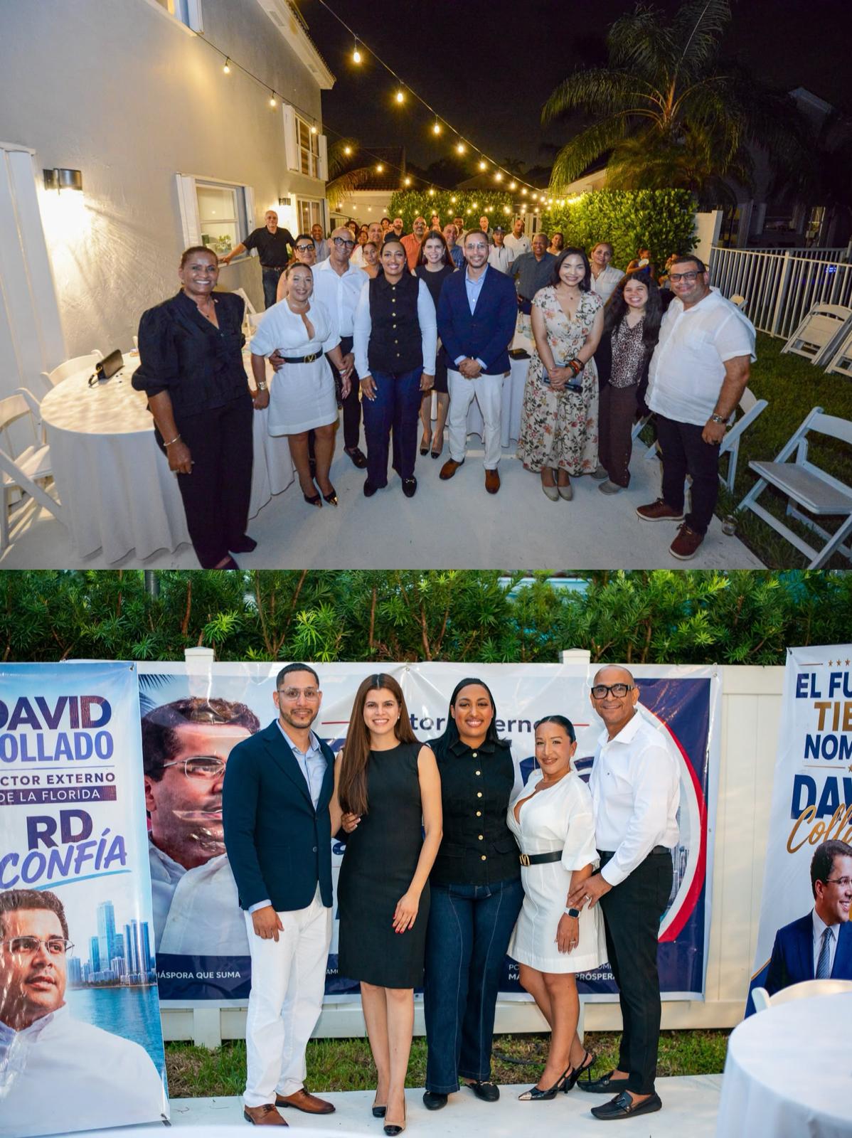 RD Confía y Dominicana Avanza hacen historia en el Sur de la Florida en respaldo a David Collado