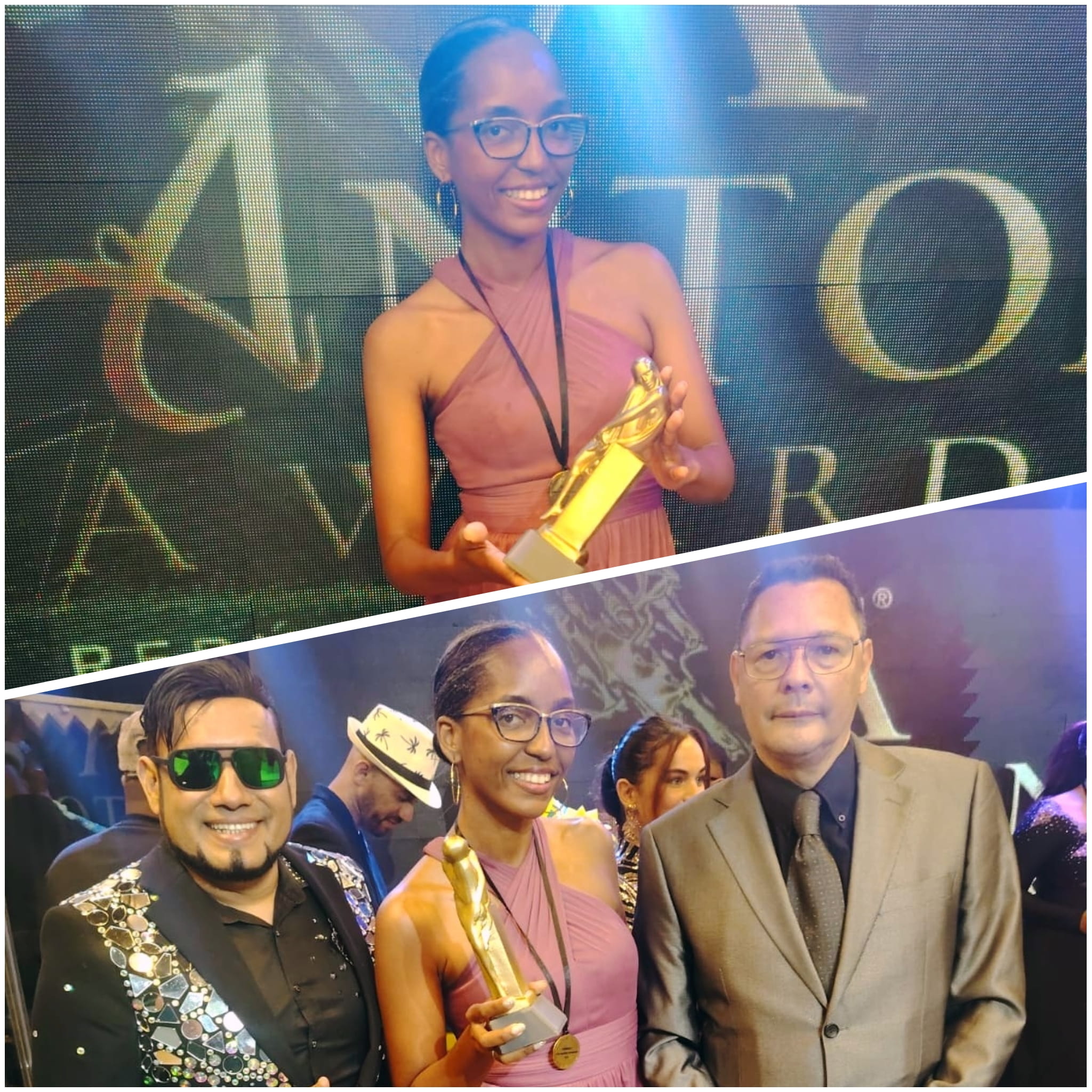 Nhayide Mejía Ceo «Juntos en Familia» fue galardonada en los Premios Aton Awards 2026