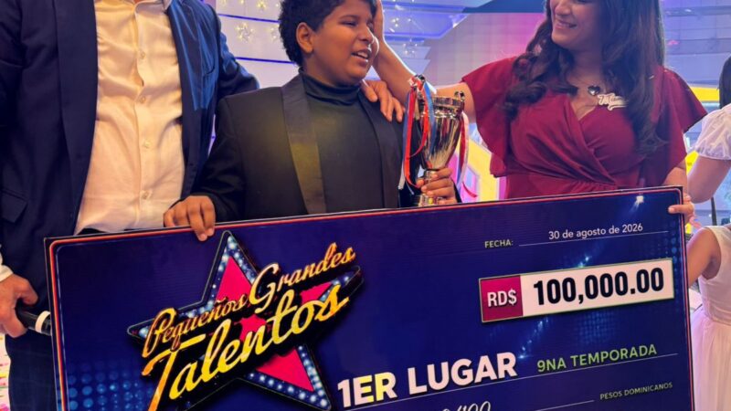 Luis Justo se alza con el primer lugar de la novena temporada de Pequeños Grandes Talentos