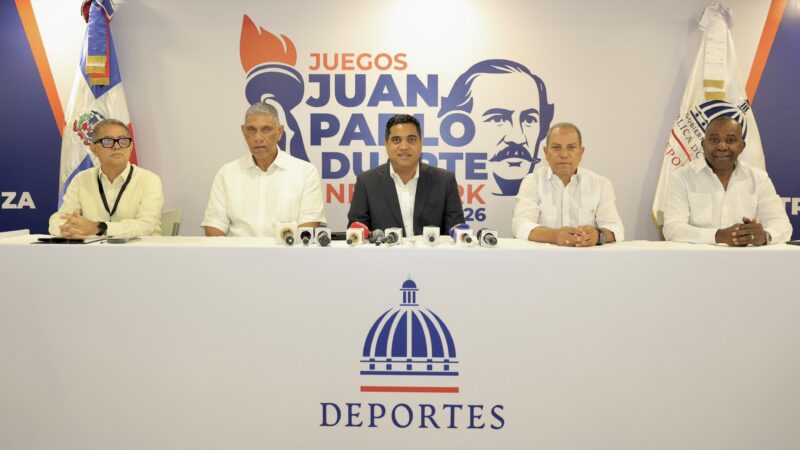 Ministro Kelvin Cruz anuncia los Juegos Juan Pablo Duarte NY 2026
