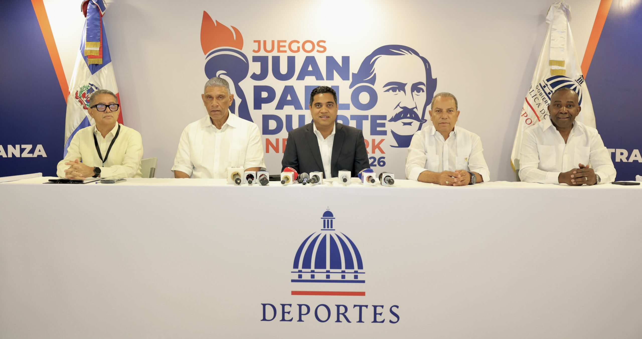 Ministro Kelvin Cruz anuncia los Juegos Juan Pablo Duarte NY 2026