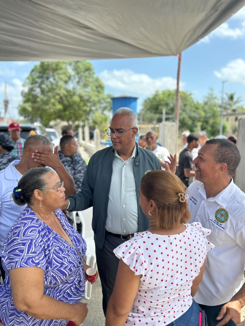 Presidente de la Hermandad de Veteranos supervisa operativo médico en San Isidro