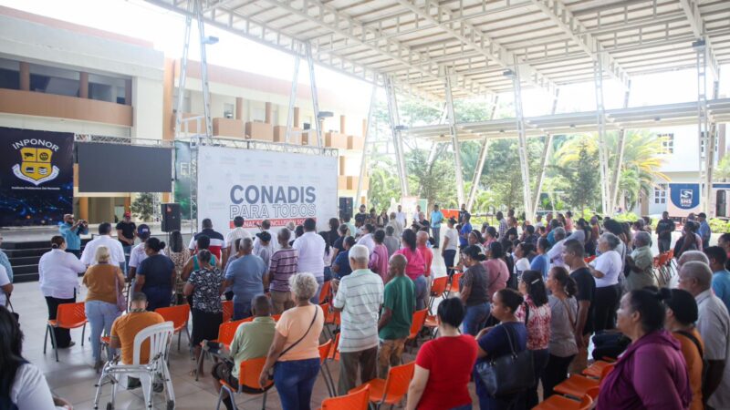 CONADIS lleva servicios de inclusión social a personas con discapacidad en provincia Valverde