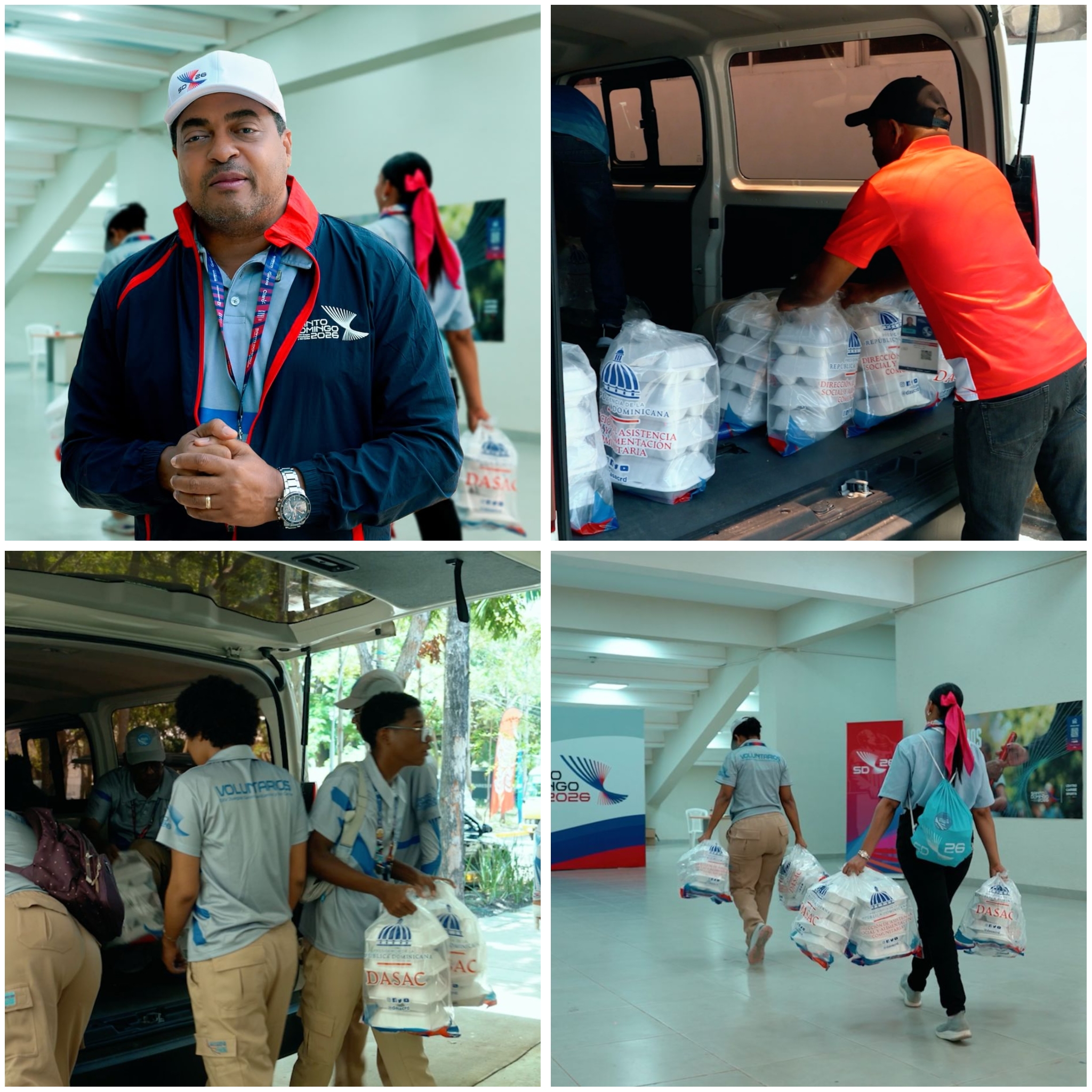 Comedores Comunitarios de DASAC garantizan alimentación de miles de voluntarios y personal de los XXV Juegos Centroamericanos y del Caribe Santo Domingo 2026