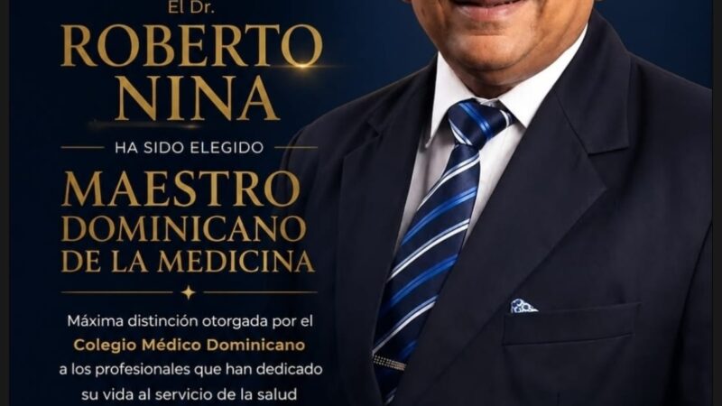 Gerente de Salud de la Hermandad es reconocido como Maestro Dominicano de la Medicina