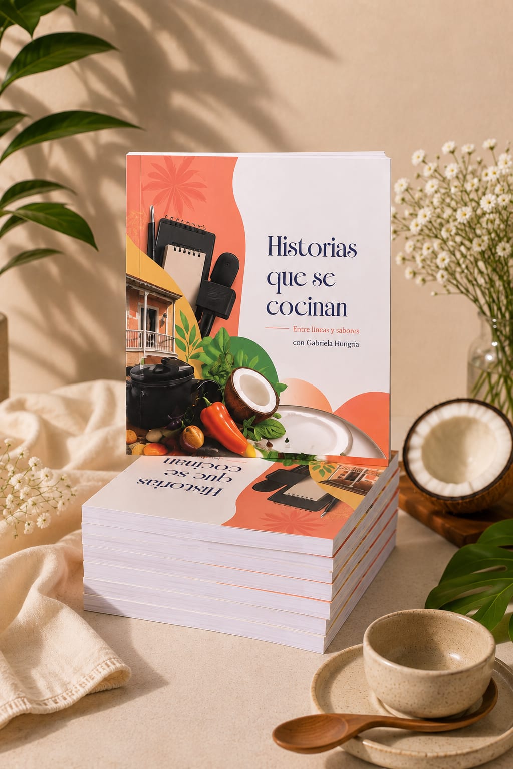 Periodista Gabriela Hungría presenta su libro Historias que se Cocinan