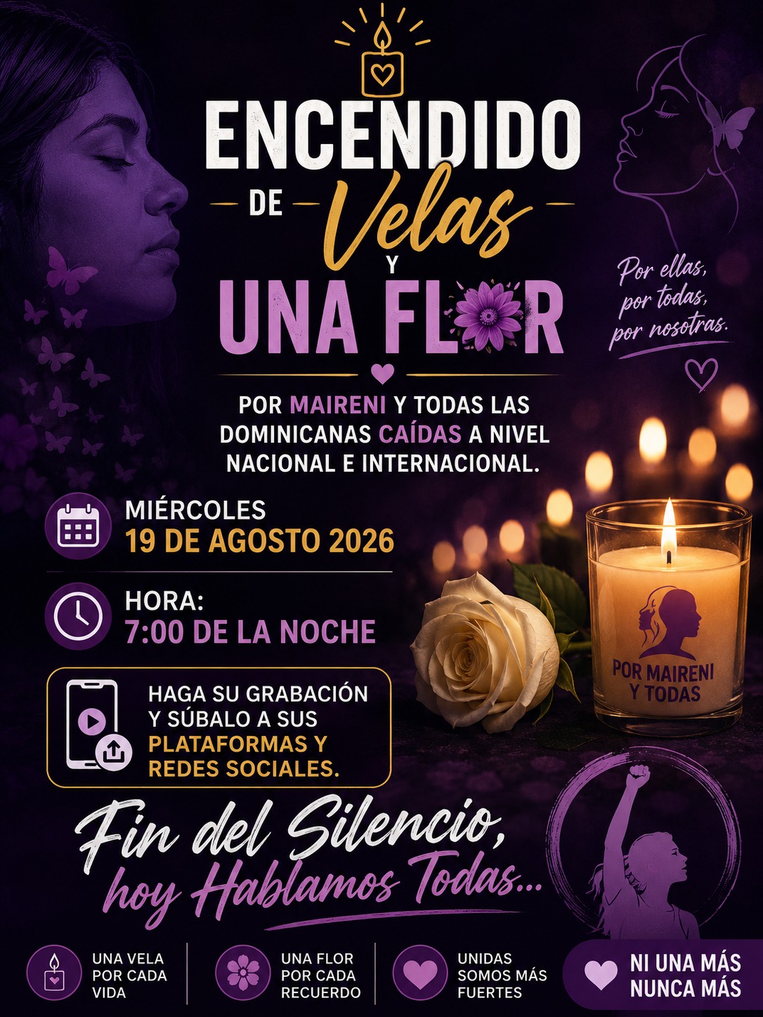 3 Millones de Voces por Maireni y Todas las Caídas convocan a una jornada Nacional e Internacional de memoria.
